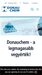 Mobile Screenshot of donauchem.hu